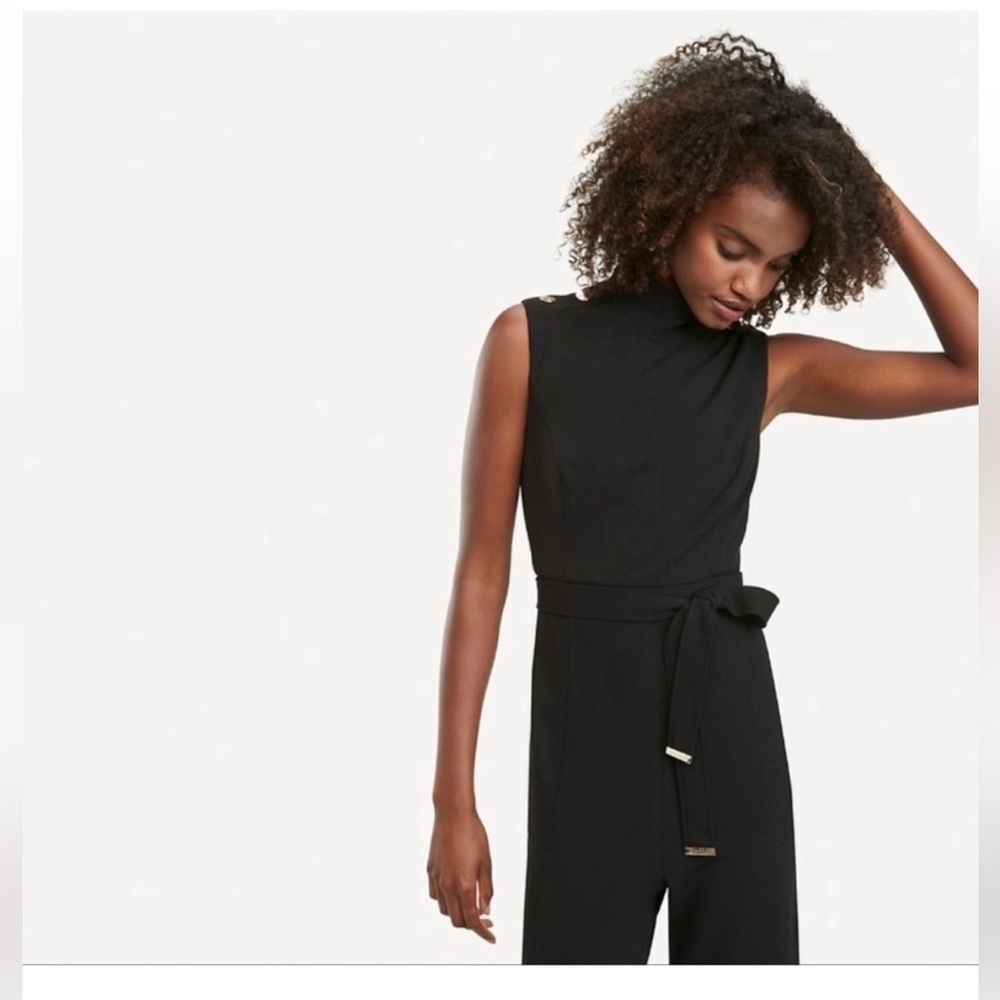 Tommy Hilfiger Black Sleeveless Jumpsuit